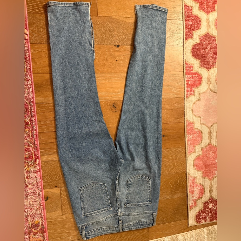 Just Black Women's High Rise Jeans - Blue